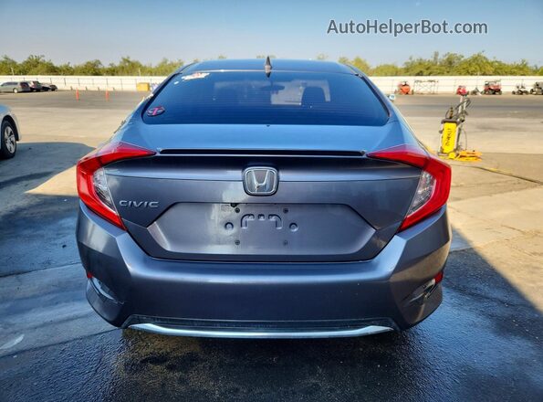 19XFC1F72LE213877 2020 HONDA CIVIC Gray Widok z tyłu