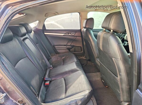 19XFC1F72LE213877 2020 HONDA CIVIC Gray Widok tylnych siedzeń