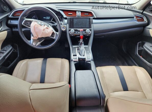 19XFC1F75GE008107 2016 HONDA CIVIC White წინა პანელის ხედი