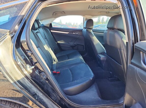 19XFC1F75LE204039 2020 HONDA CIVIC Black Vista de los asientos traseros