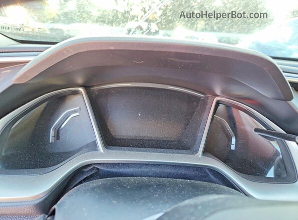 19XFC1F75LE204039 2020 HONDA CIVIC Black Vista del cuadro de instrumentos