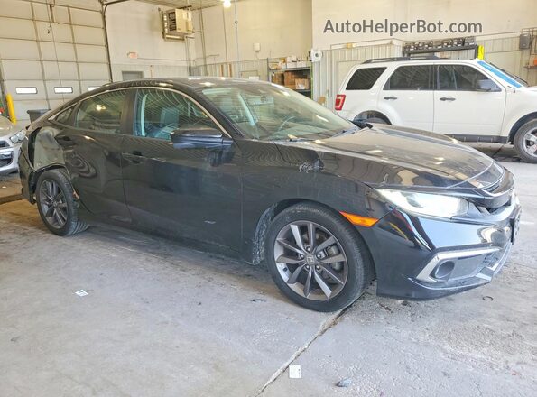 19XFC1F76KE004270 2019 HONDA CIVIC Черный Передняя правая четверть