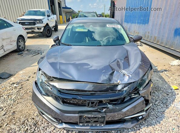 19XFC1F76LE000575 2020 HONDA CIVIC Gray Front view