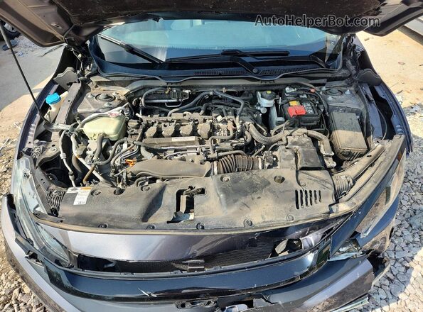 19XFC1F76LE000575 2020 HONDA CIVIC Gray Rear interior view