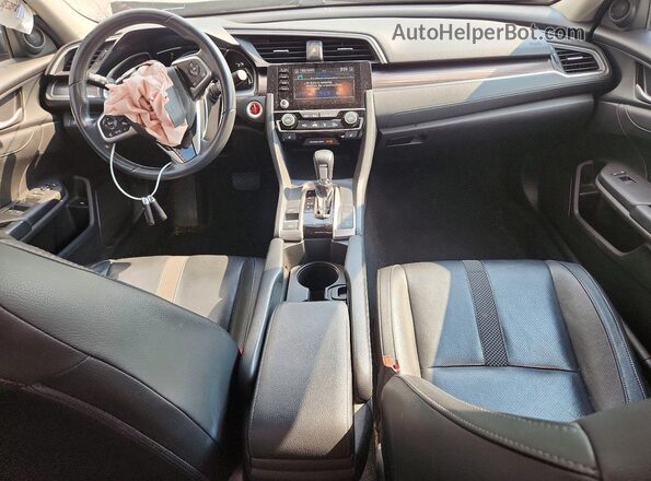 19XFC1F76LE000575 2020 HONDA CIVIC Gray Dashboard view