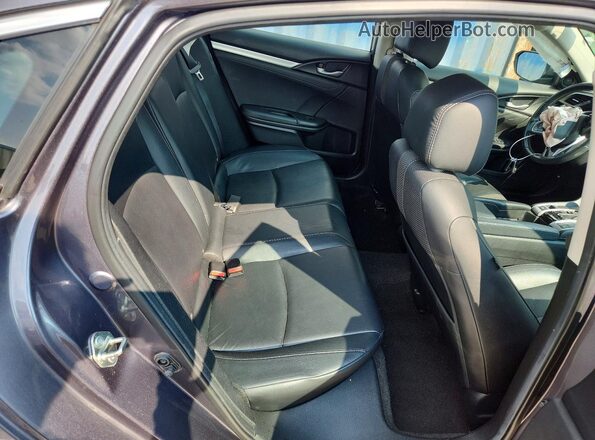 19XFC1F76LE000575 2020 HONDA CIVIC Gray Rear seats view
