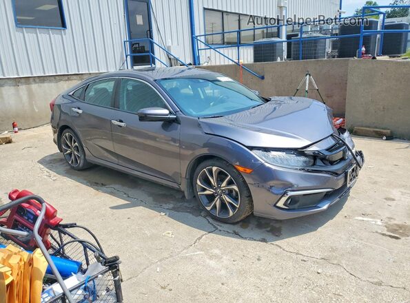 19XFC1F93KE002820 2019 HONDA CIVIC Gray Delantero derecho