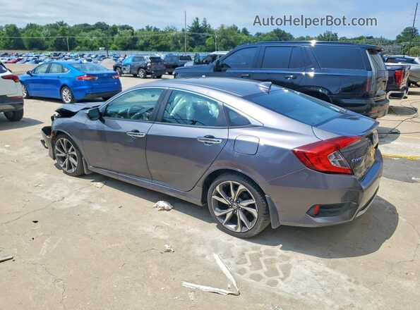 19XFC1F93KE002820 2019 HONDA CIVIC Gray Trasero izquierdo