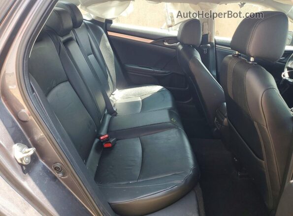 19XFC1F93KE002820 2019 HONDA CIVIC Gray Vista de los asientos traseros