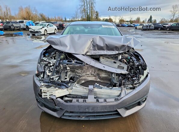 19XFC1F97HE031276 2017 HONDA CIVIC Gray წინა ხედი