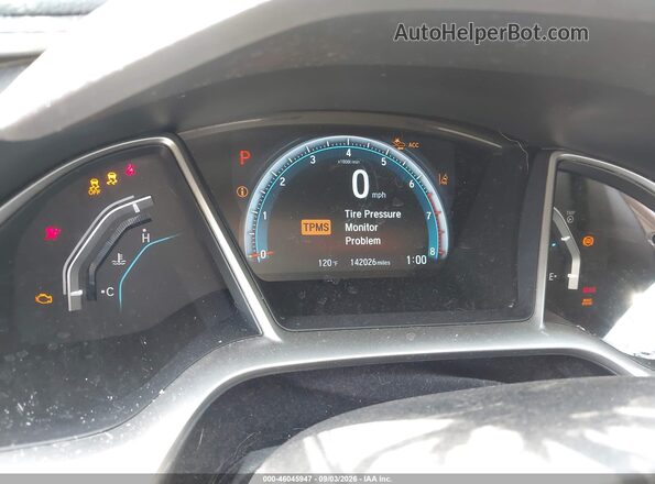 19XFC1F9XGE020318 2016 HONDA CIVIC Black Widok tylnych siedzeń