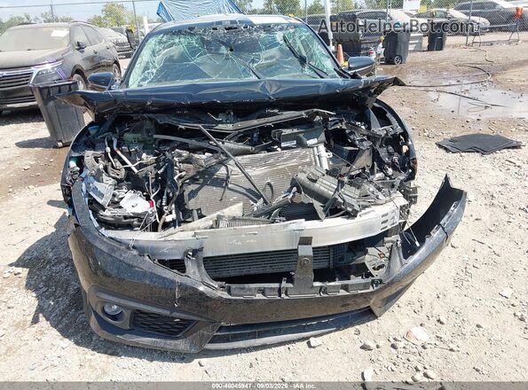19XFC1F9XGE020318 2016 HONDA CIVIC Black Widok zestawu wskaźników