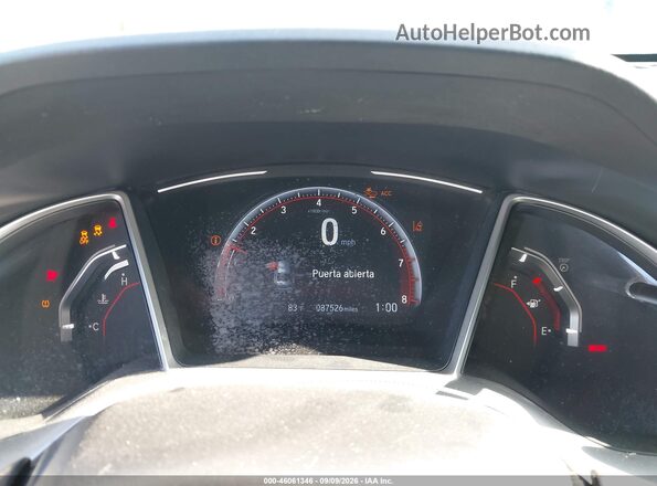 19XFC2E86KE004477 2019 HONDA CIVIC  უკანა სავარძლების ხედი