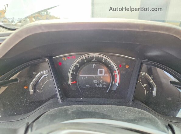 19XFC2F50GE021156 2016 HONDA CIVIC White Սարքավորումների վահանակի տեսք
