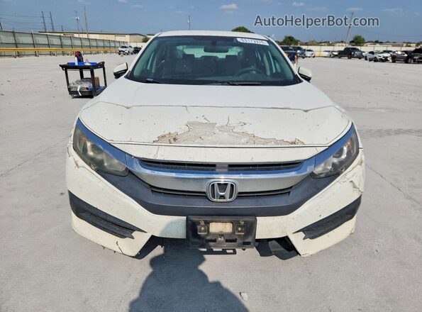 19XFC2F50GE021156 2016 HONDA CIVIC White Դիմացի տեսք