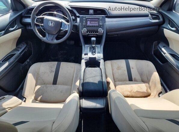 19XFC2F50GE021156 2016 HONDA CIVIC White Առջևի վահանակի տեսք