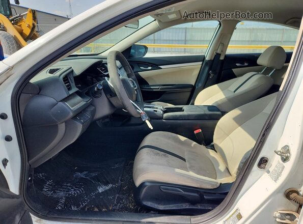 19XFC2F50GE021156 2016 HONDA CIVIC White Սալոնի դիմացի տեսք