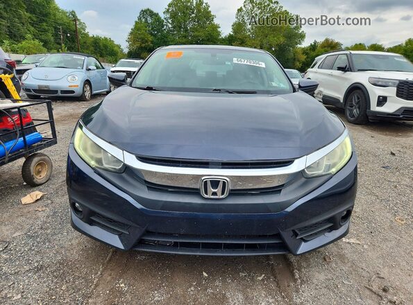 19XFC2F51GE216473 2016 HONDA CIVIC Blue Widok z przodu