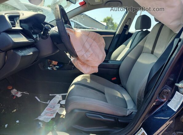 19XFC2F51HE060825 2017 HONDA CIVIC Gray Widok wnętrza z przodu