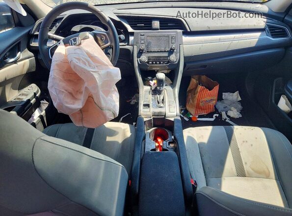 19XFC2F51HE060825 2017 HONDA CIVIC Gray Widok deski rozdzielczej