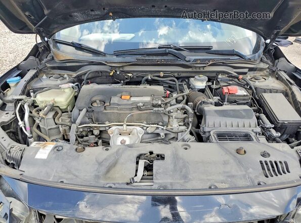 19XFC2F53GE021927 2016 HONDA CIVIC Black Widok wnętrza z tyłu