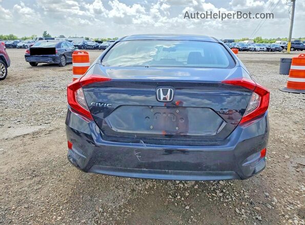 19XFC2F53GE021927 2016 HONDA CIVIC Black Widok z tyłu