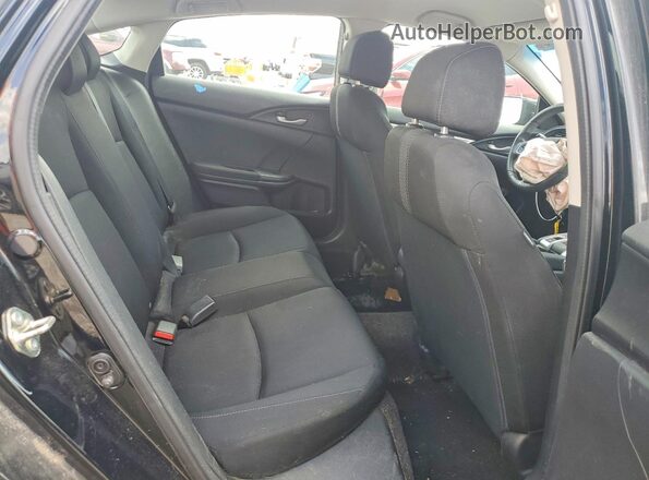 19XFC2F53GE021927 2016 HONDA CIVIC Black Widok tylnych siedzeń