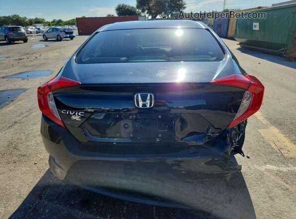 19XFC2F53GE027789 2016 HONDA CIVIC Black Widok z tyłu