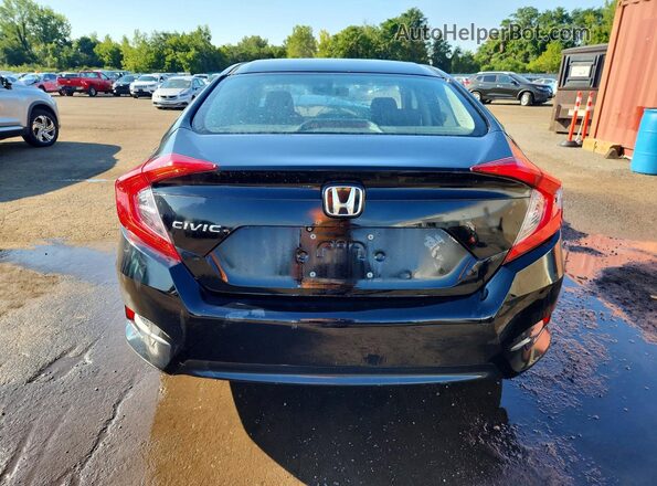 19XFC2F55GE200776 2016 HONDA CIVIC Black Widok z tyłu