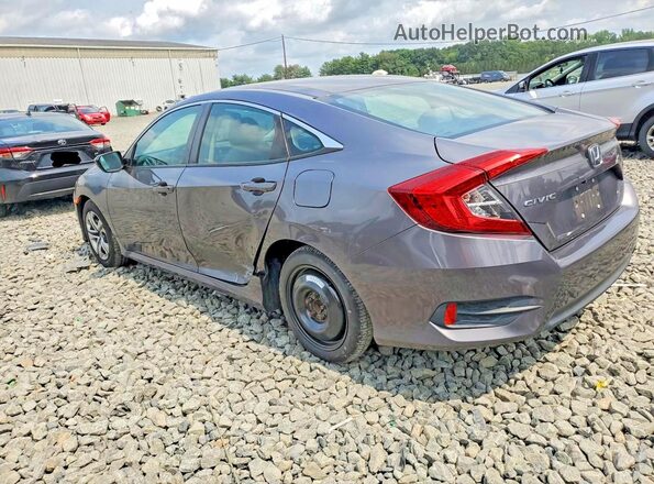 19XFC2F55GE219490 2016 HONDA CIVIC Серый Задняя левая четверть