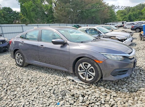 19XFC2F55GE219490 2016 HONDA CIVIC Серый Передняя правая четверть