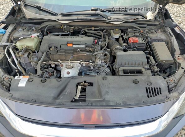 19XFC2F55GE219490 2016 HONDA CIVIC Серый Вид задней части салона