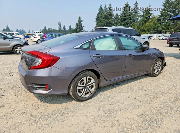 19XFC2F55HE007299 2017 HONDA CIVIC Gray Trasero derecho