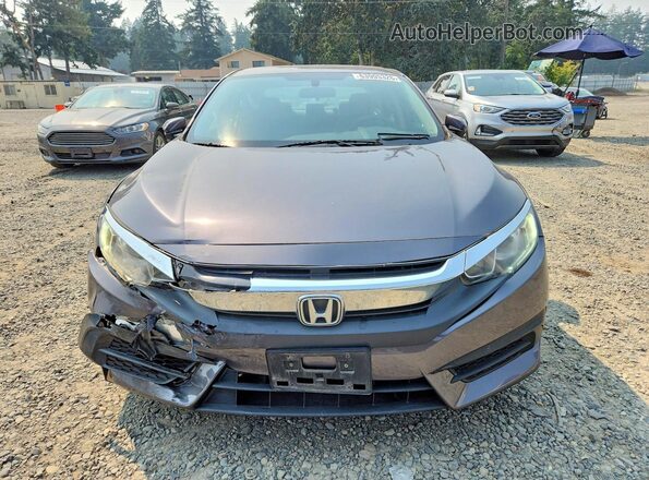 19XFC2F55HE007299 2017 HONDA CIVIC Gray Vista frontal
