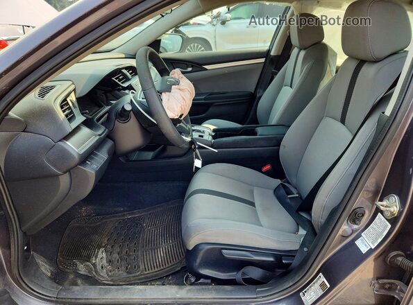19XFC2F55HE007299 2017 HONDA CIVIC Gray Vista interior delantera