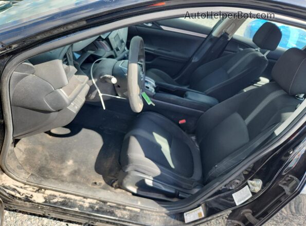 19XFC2F57HE001102 2017 HONDA CIVIC Black წინა სალონის ხედი