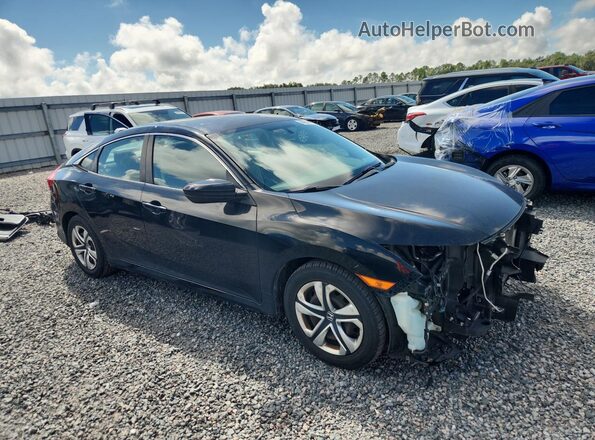 19XFC2F57HE001102 2017 HONDA CIVIC Black წინა მარჯვენა