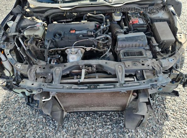 19XFC2F57HE001102 2017 HONDA CIVIC Black უკანა სალონის ხედი