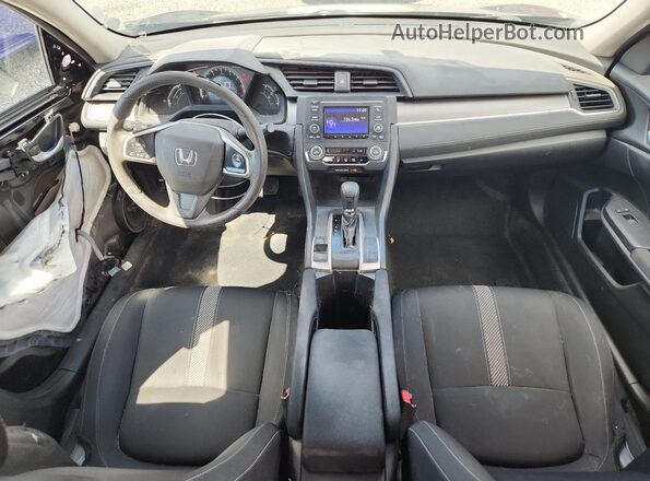 19XFC2F57HE001102 2017 HONDA CIVIC Black წინა პანელის ხედი
