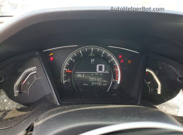 19XFC2F58HE064015 2017 HONDA CIVIC Silver ხელსაწყოთა პანელის ხედი