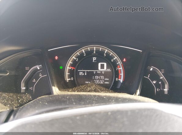 19XFC2F59GE095983 2016 HONDA CIVIC Silver Widok tylnych siedzeń