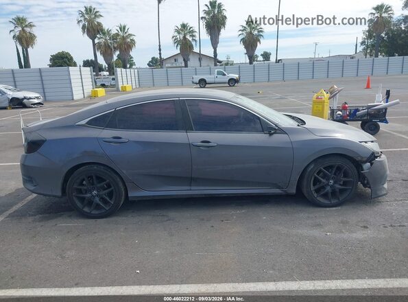 19XFC2F59GE242299 2016 HONDA CIVIC Gray Вид задньої частини салону