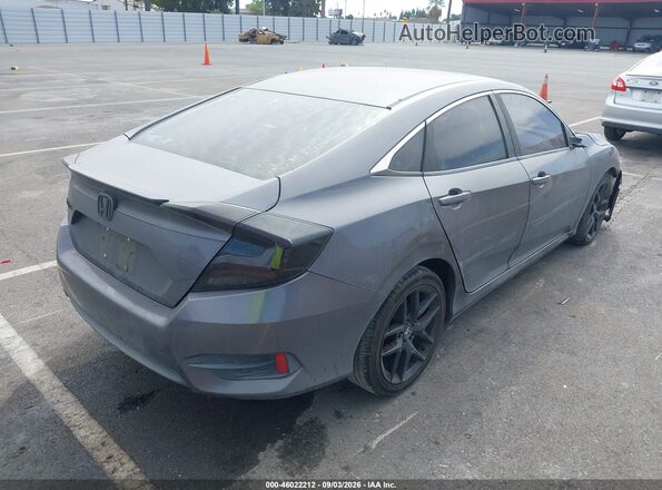 19XFC2F59GE242299 2016 HONDA CIVIC Gray Задня права чверть