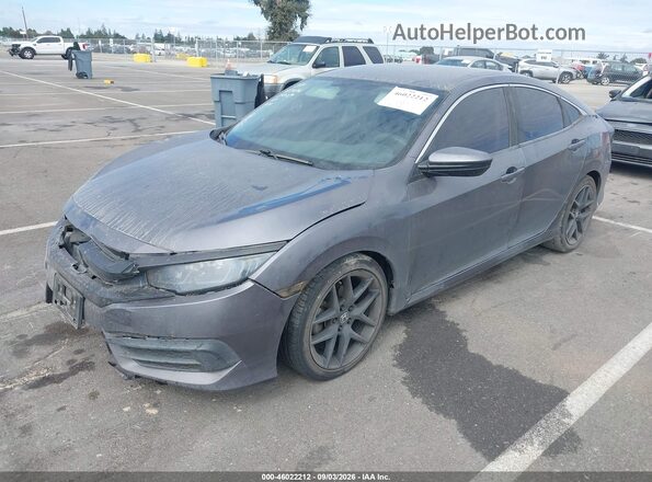 19XFC2F59GE242299 2016 HONDA CIVIC Gray Передня ліва чверть