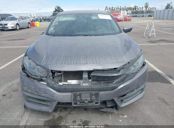19XFC2F59GE242299 2016 HONDA CIVIC Gray Вид щитка приладів