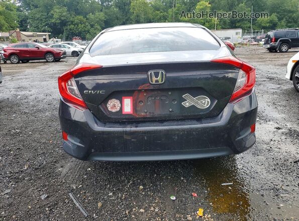19XFC2F5XGE212079 2016 HONDA CIVIC Black უკანა ხედი