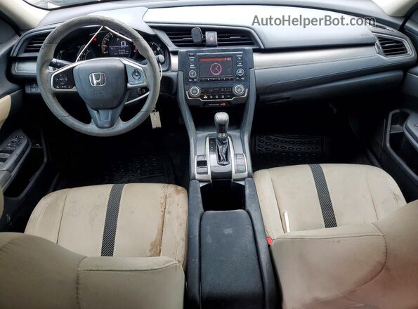 19XFC2F5XGE212079 2016 HONDA CIVIC Black წინა პანელის ხედი