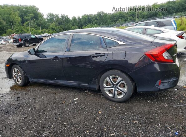 19XFC2F5XGE212079 2016 HONDA CIVIC Black უკანა მარცხენა