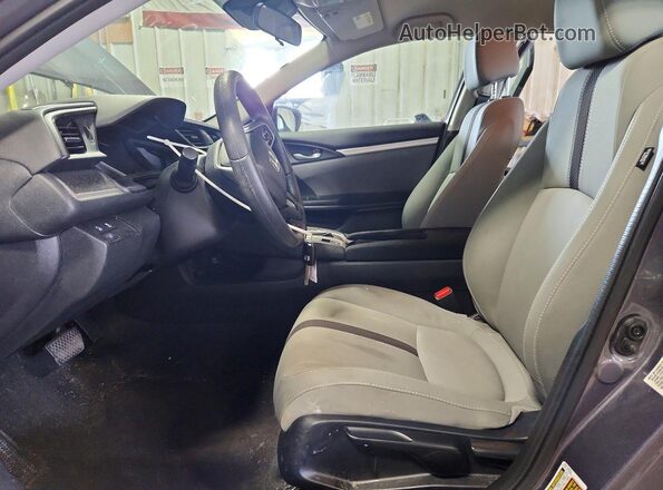 19XFC2F62LE021372 2020 HONDA CIVIC Gray Front interior view