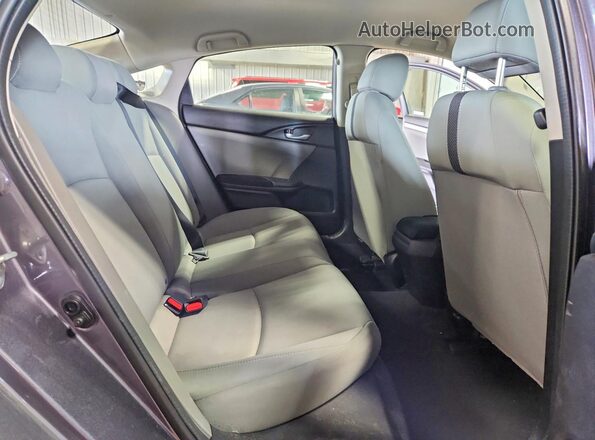 19XFC2F62LE021372 2020 HONDA CIVIC Gray Rear seats view